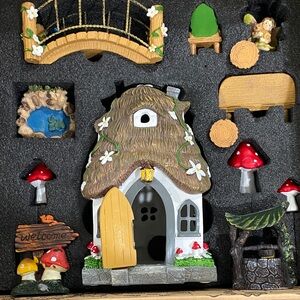 Fairy Garden House Set with Accessories